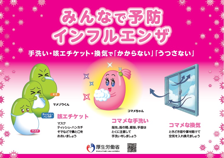 インフルエンザ啓発ポスター