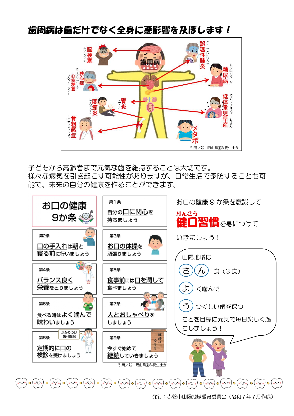 山陽愛育チラシ裏面