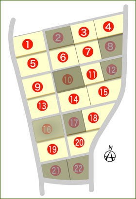 分譲状況の地図