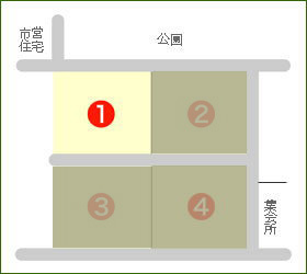 分譲状況の地図