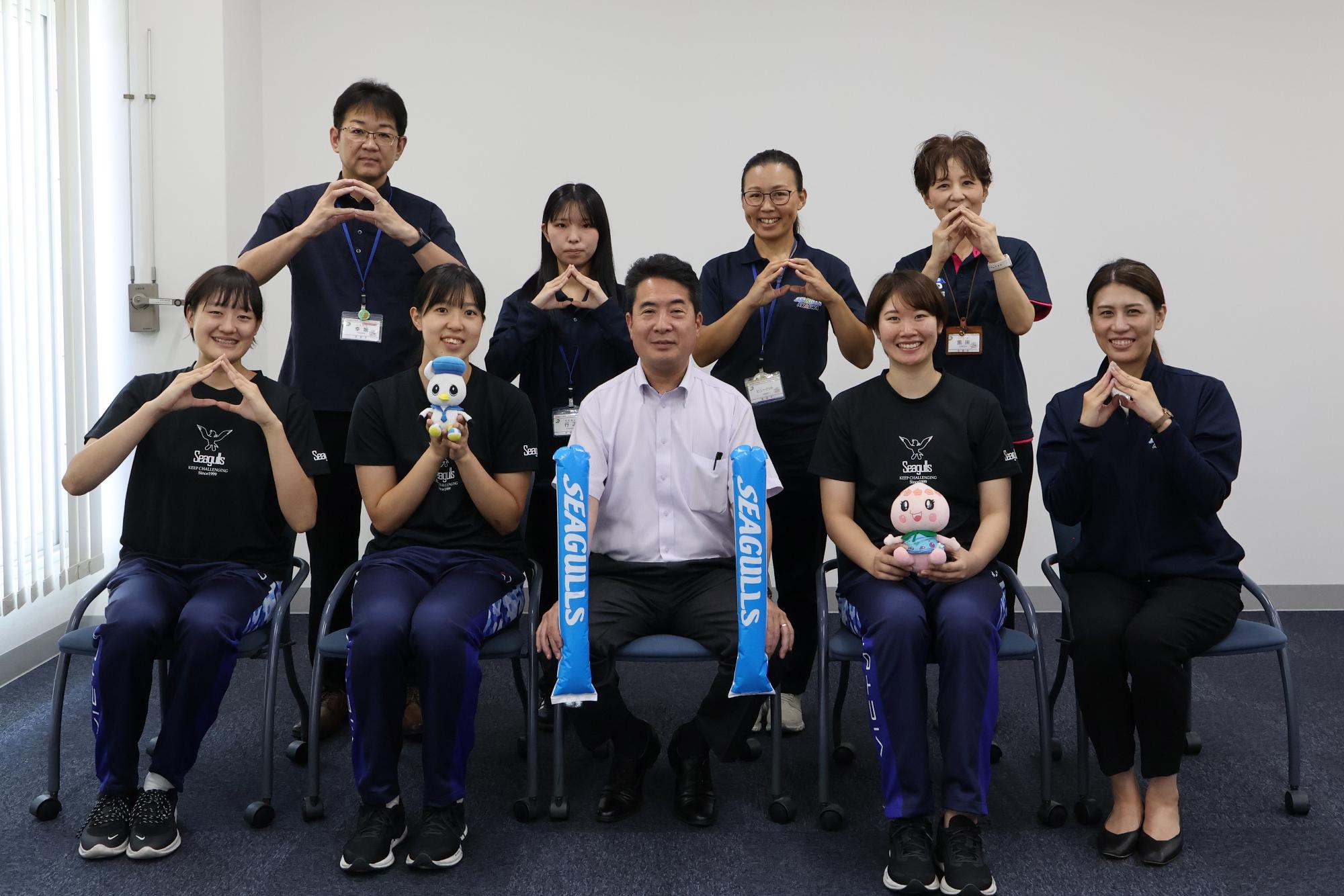 市長と気軽にトーク(岡山シーガルズ)7
