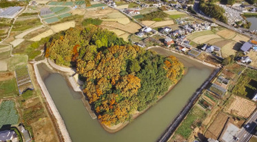 両宮山古墳空撮