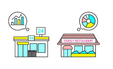 経済センサス利活用のイラスト