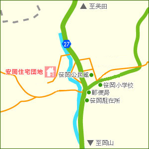岡山県赤磐市坂辺字安岡の地図