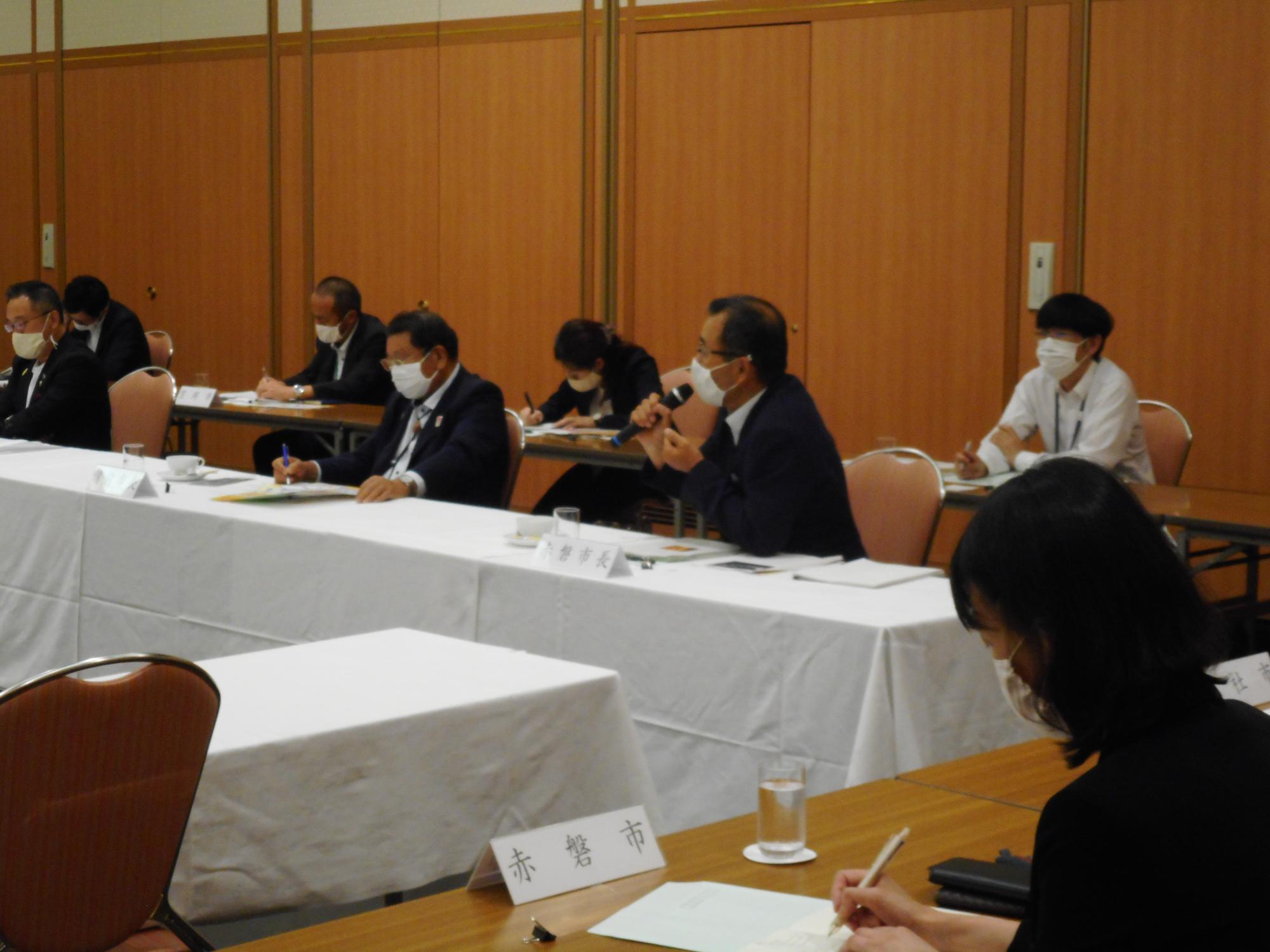 岡山県市長会議（7月）