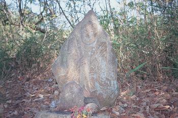 沼田の文英様石仏の写真