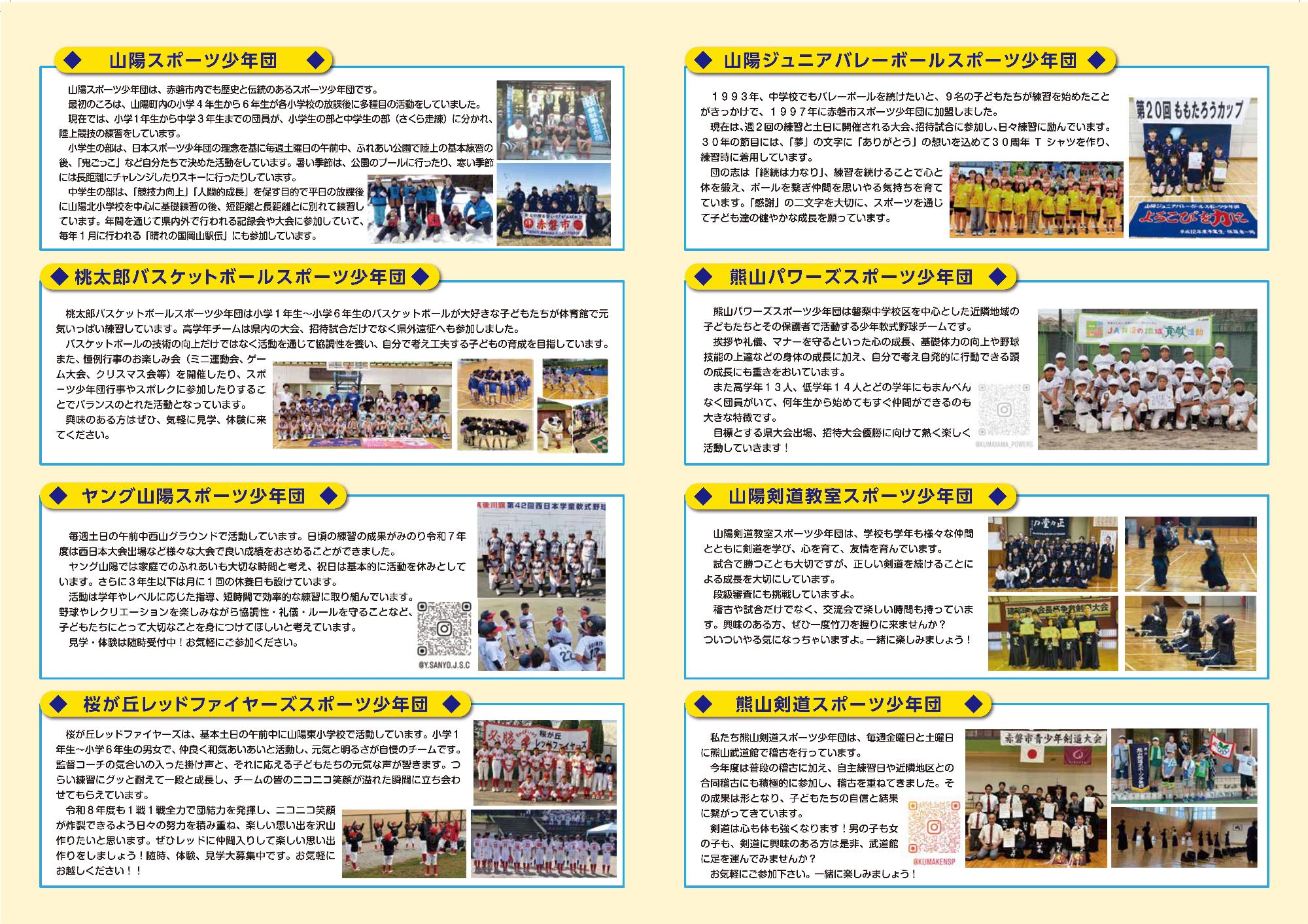 赤磐市スポーツ少年団だより第10号－2