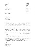 NZ大使館からの書簡