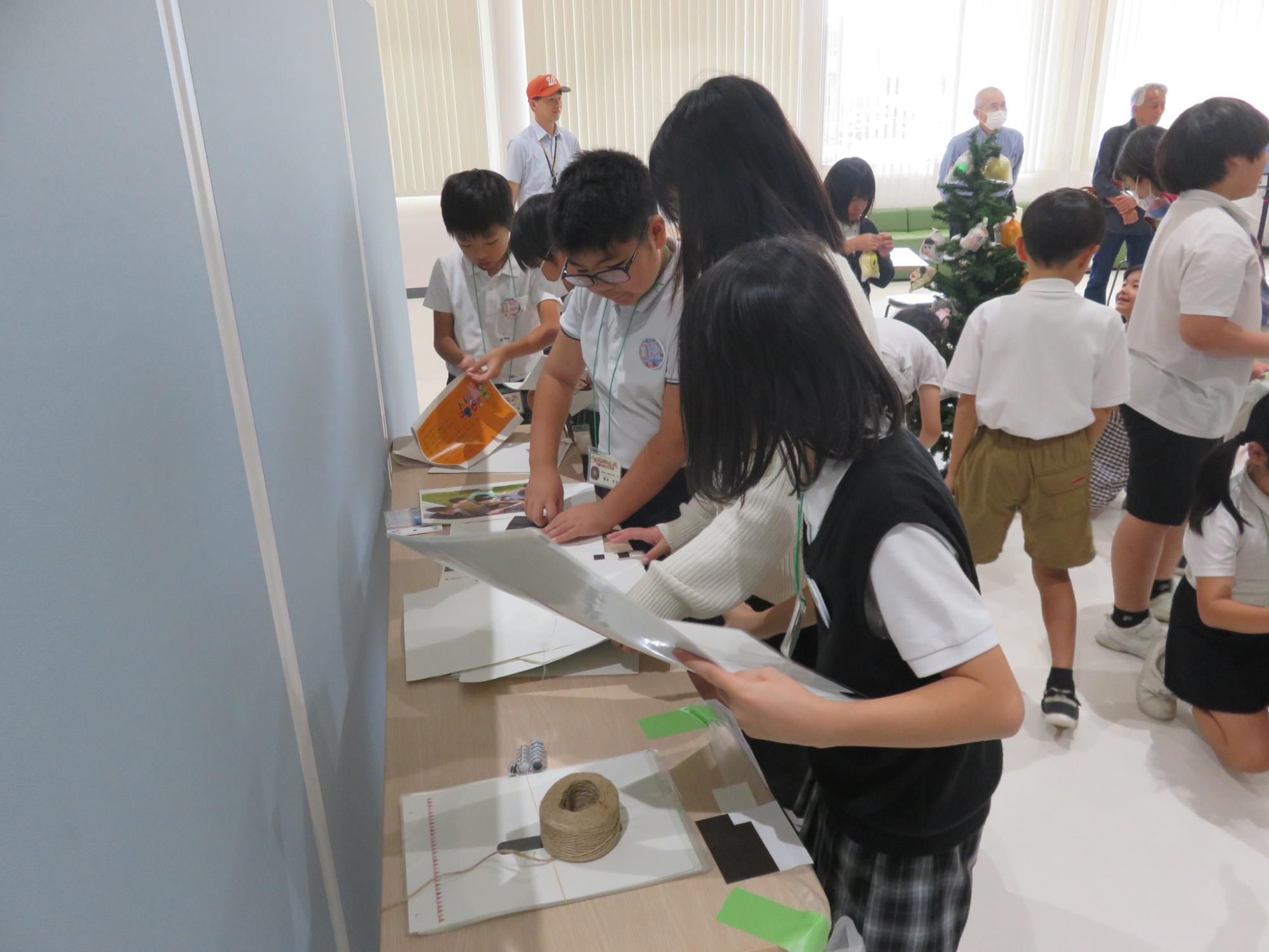 掲示物作成中