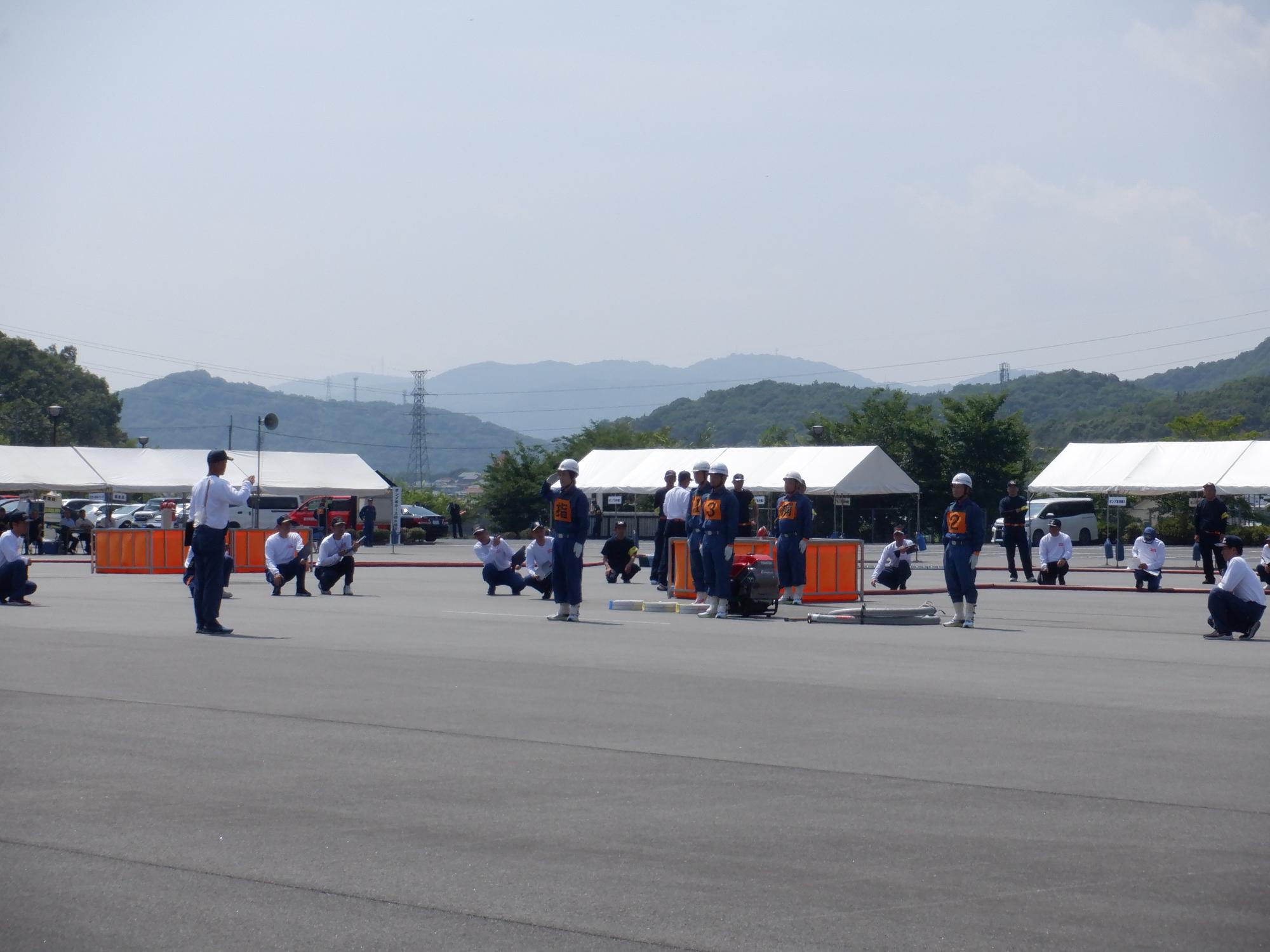 競技が始まります