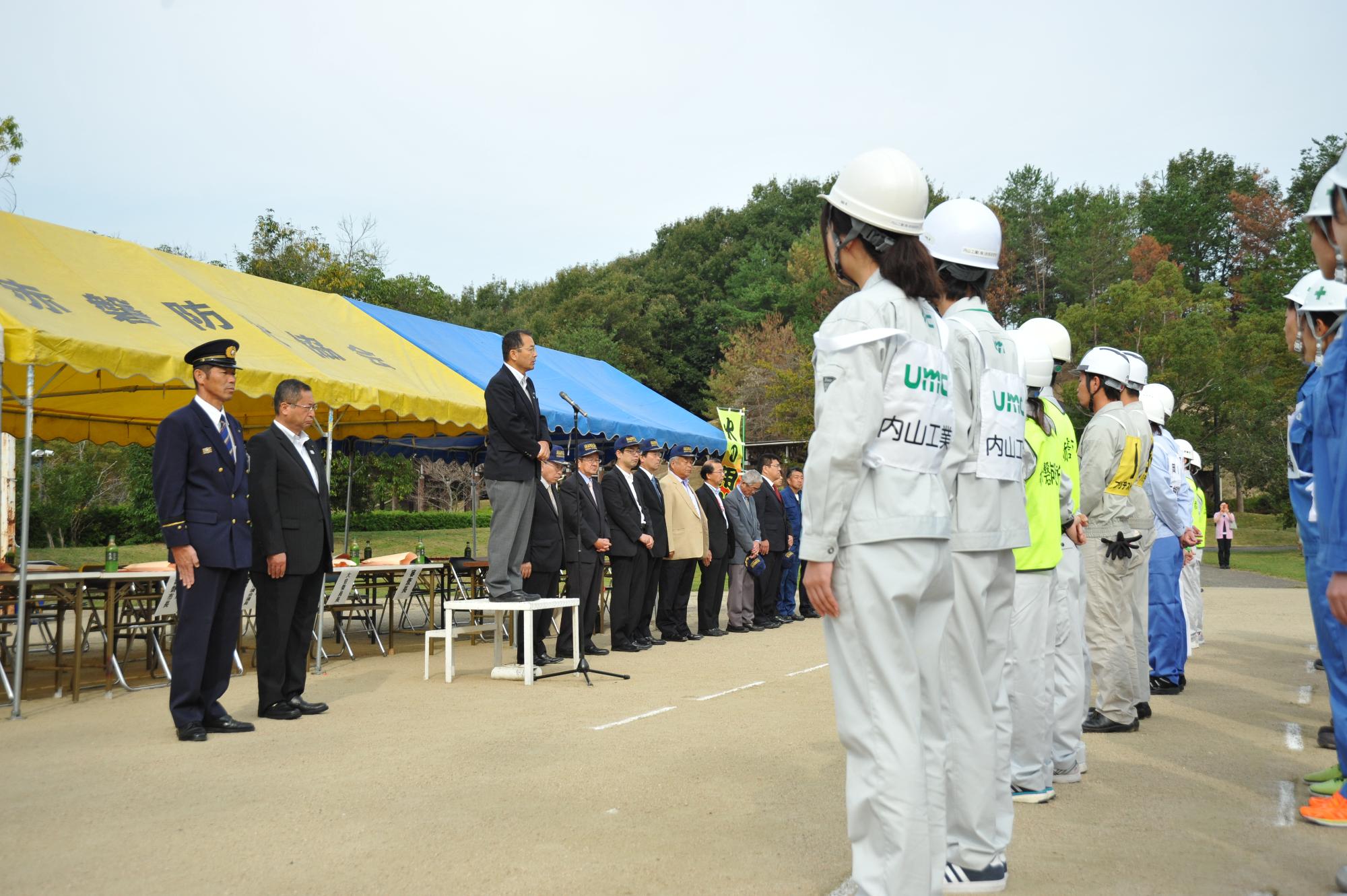 赤磐市長が開会のあいさつをしている画像