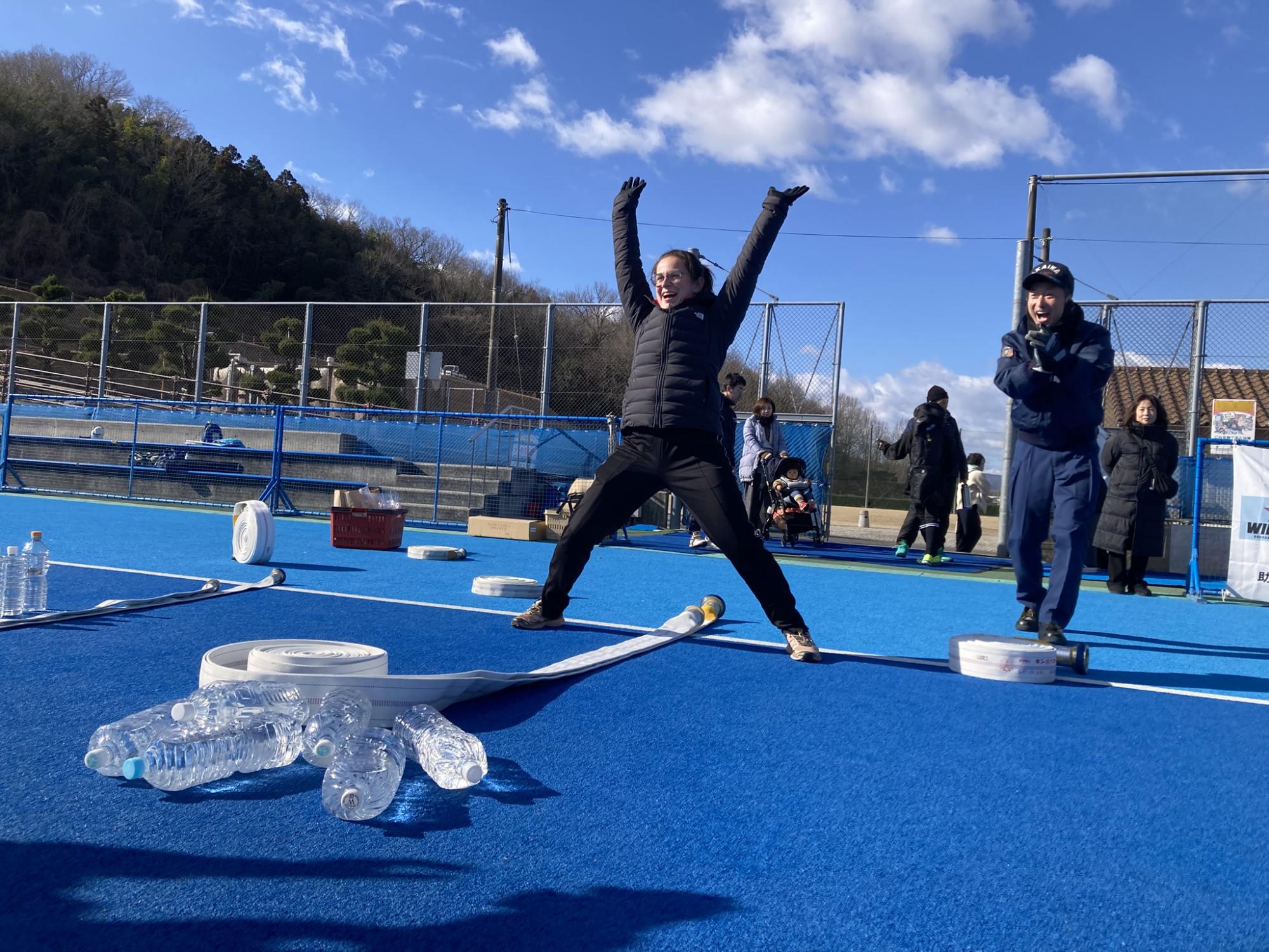 レイシーコーチによるホースボウリング