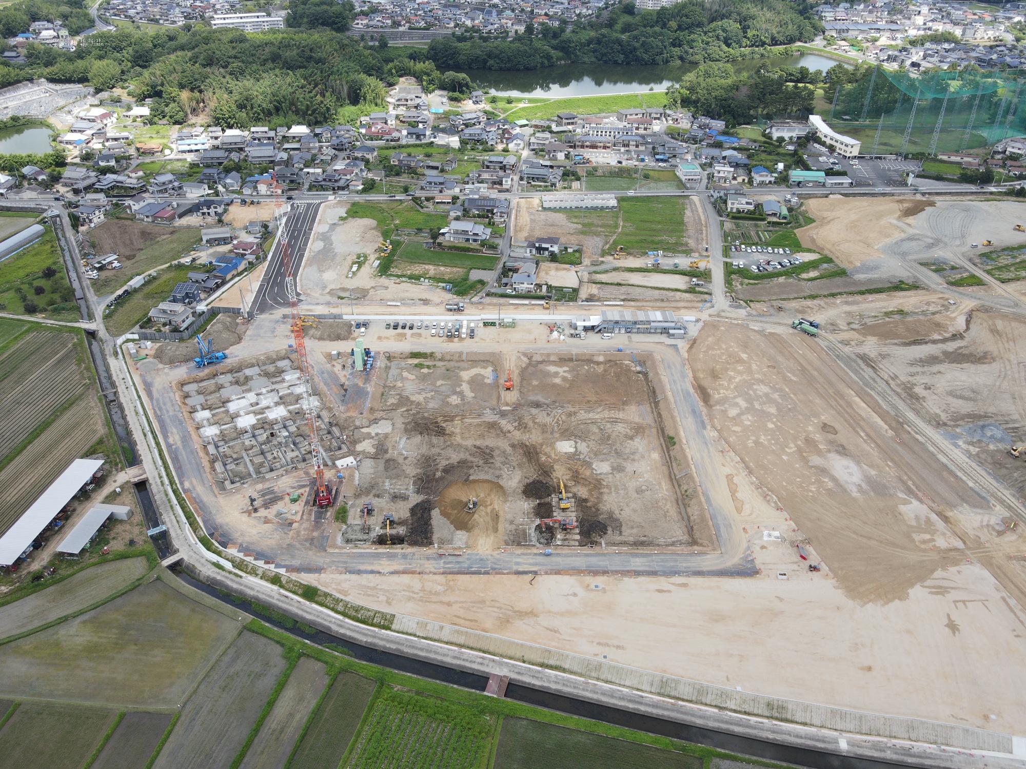 7月分民間西エリア空中写真2