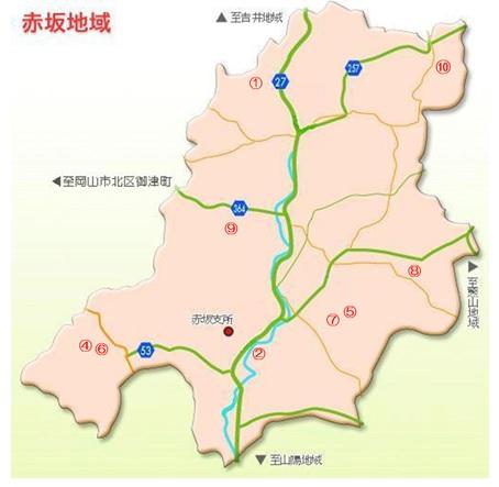 AED設置場所（事業所）赤坂地域の地図