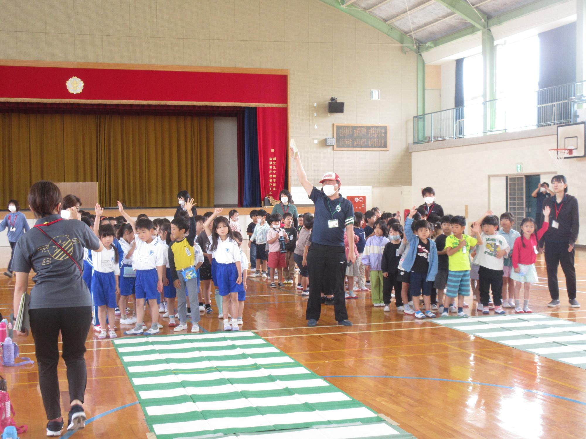 山陽東小学校の様子