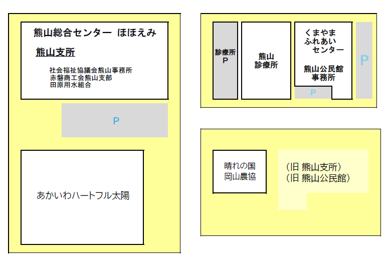 熊山支所周辺案内図