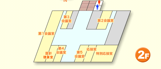 吉井支所2階案内図